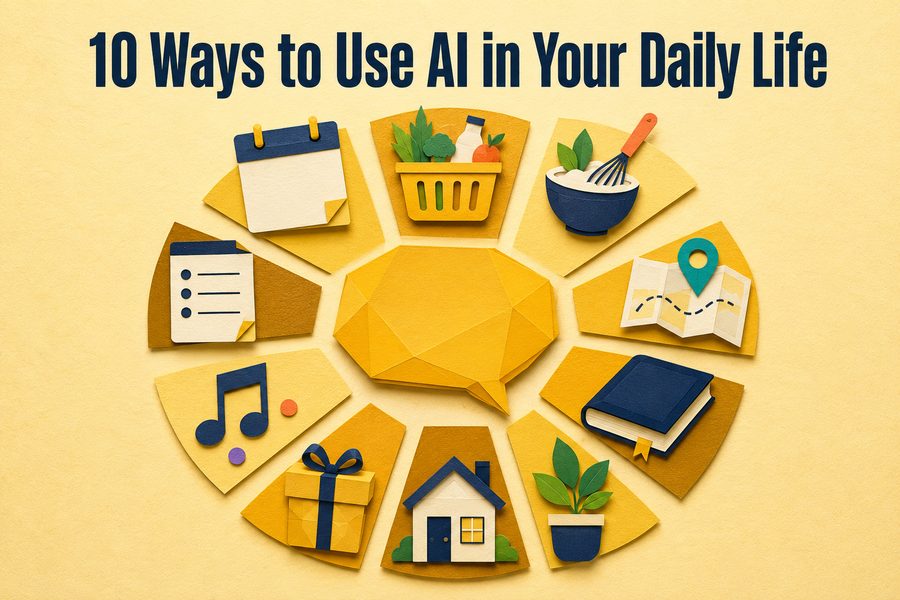 10 Ways to Use AI in Your Daily Life cover image
