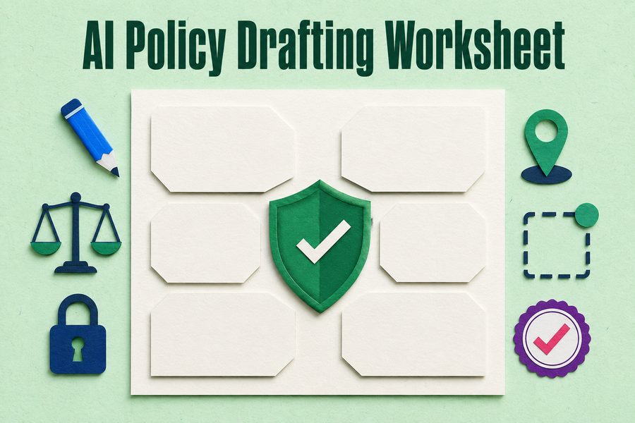AI Policy Drafting Worksheet cover image