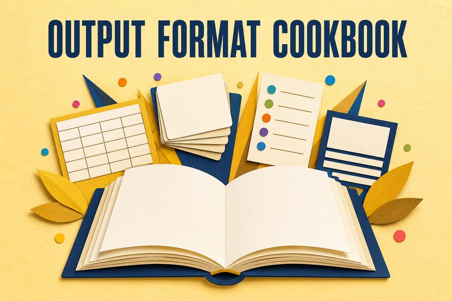 Output Format Cookbook cover image