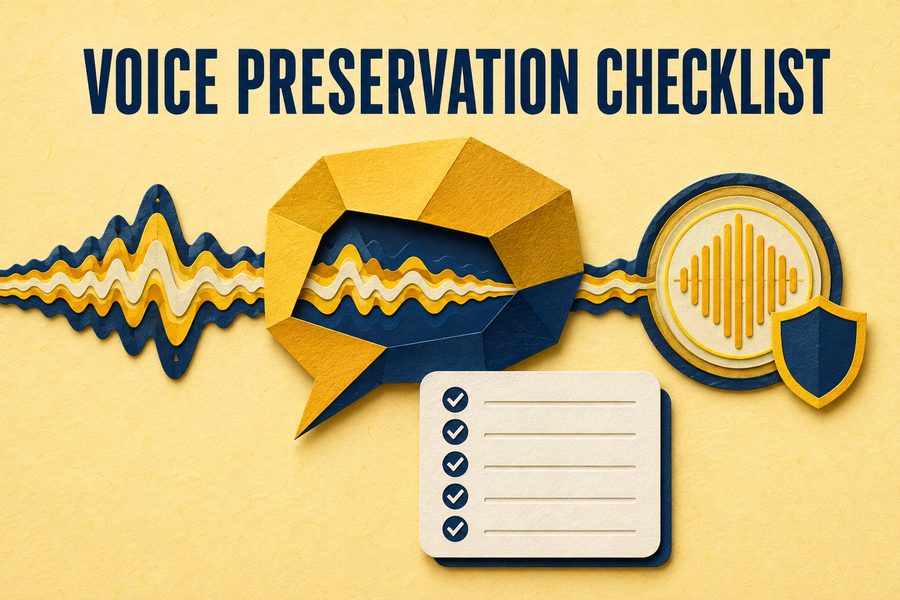 Voice Preservation Checklist cover image